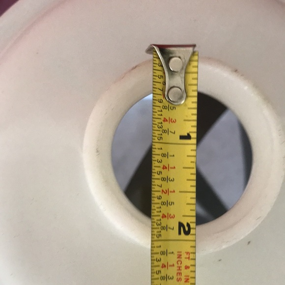 Vtg Hand Painted Parakeets Frosted Glass Ceiling Light Globe - Picture 3 of 9